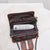Damen Handtasche Vintage Crossbody PU-Leder schwarz 3