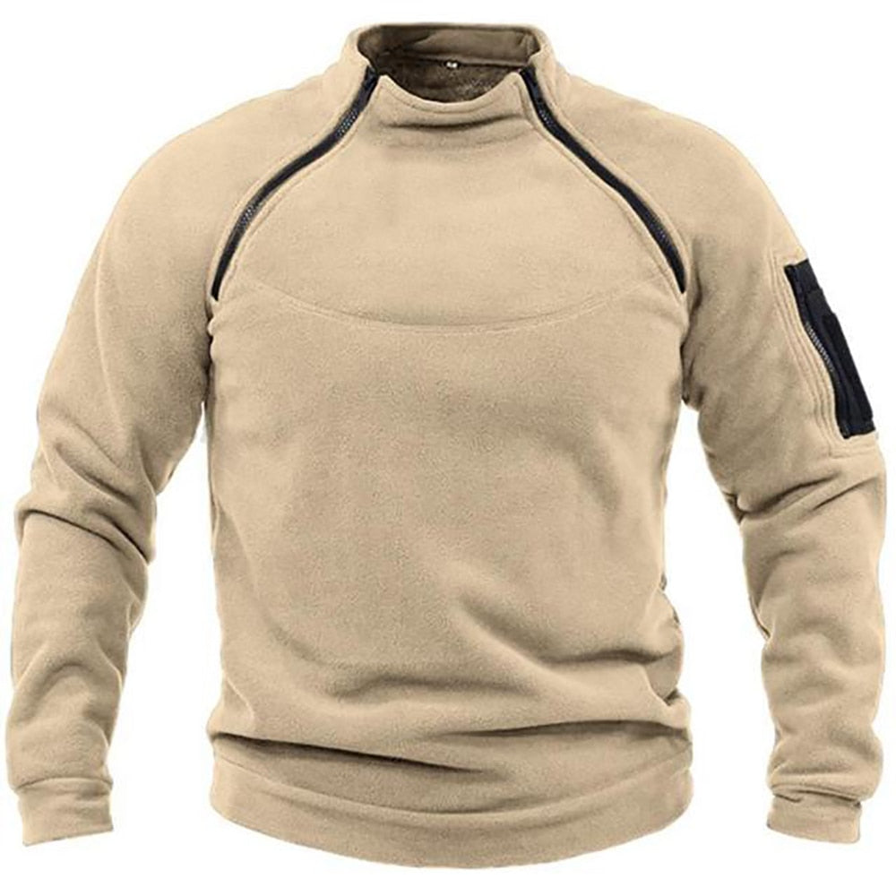 Herren Jagdweste Taktisch Fleece Warm Wetterfest Mit Praktischen Taschen 4