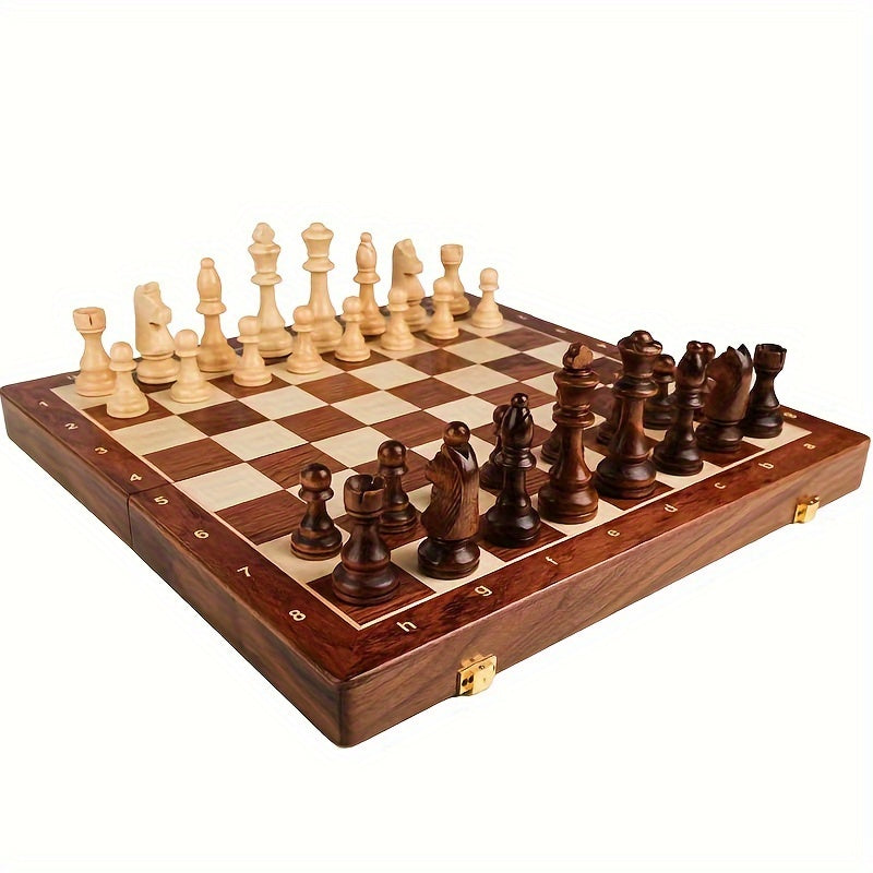 Schachspiel aus Holz für Erwachsene und Kinder 1