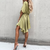 Damen Kleid Luftig Baumwolle Lockere Passform Elegantes Design 3