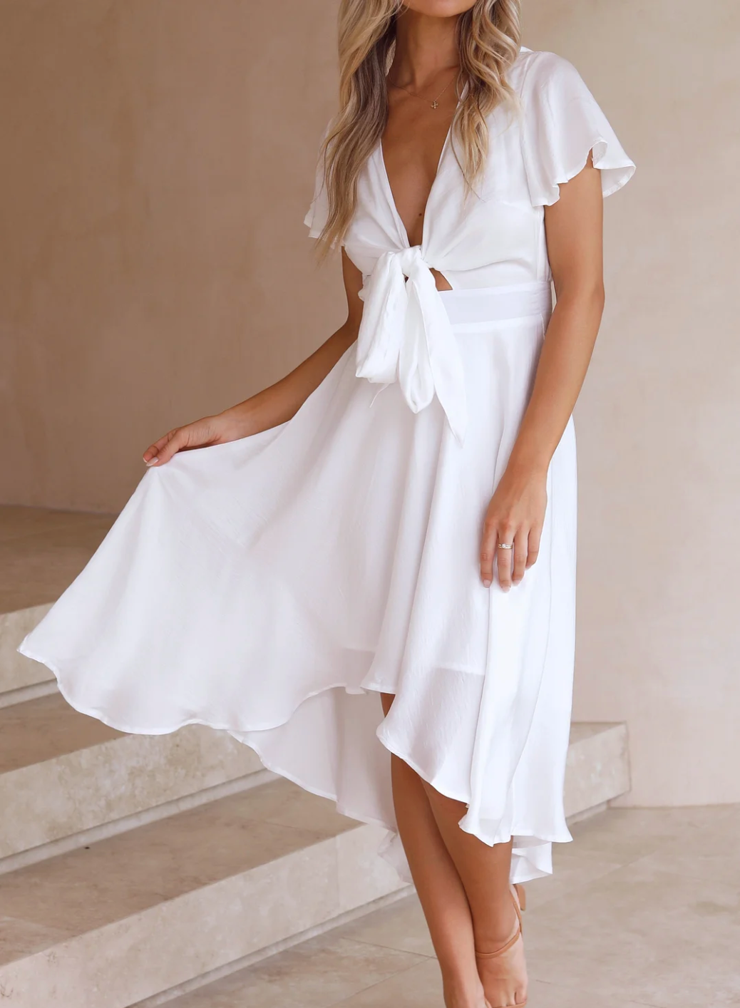 Damen Maxikleid Festlich Atmungsaktives Material für Hochzeitsgast und Sommer 3