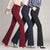 Schlanke Highwaist Schlaghosen