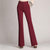 Schlanke Highwaist Schlaghosen
