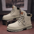 Herren Stiefel Hoch Patchwork Design aus PU mit Baumwollfutter 1