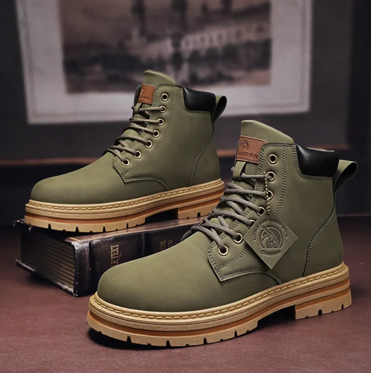 Variant image for Herren Stiefel Hoch Patchwork Design aus PU mit Baumwollfutter-22