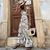 Variant image for Damen Kleid Gestreift Bequem Baumwolle für Sommer, Elegantes Outfit für Verschiedene Anlässe-1