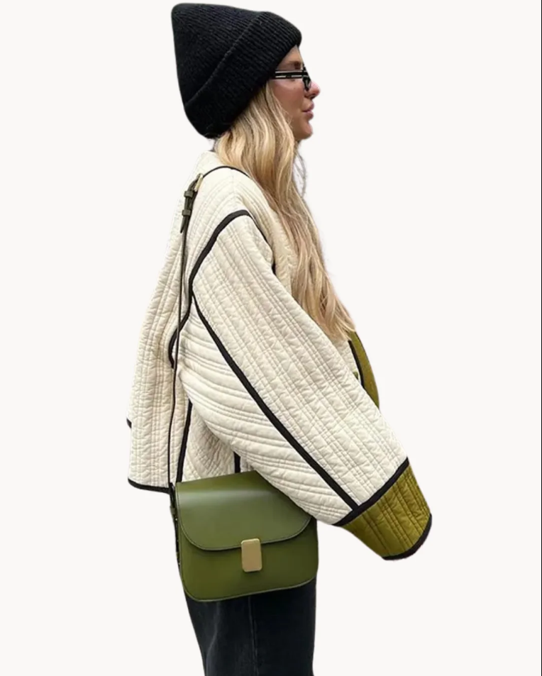 Damenjacke Stilvoll Vielseitig Polyester-Baumwollmischung 2