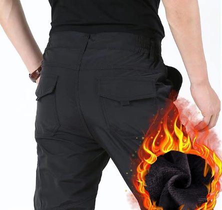 Variant image for Herren Cargohose Winterfest Robustes Material mit Praktischen Taschen-17