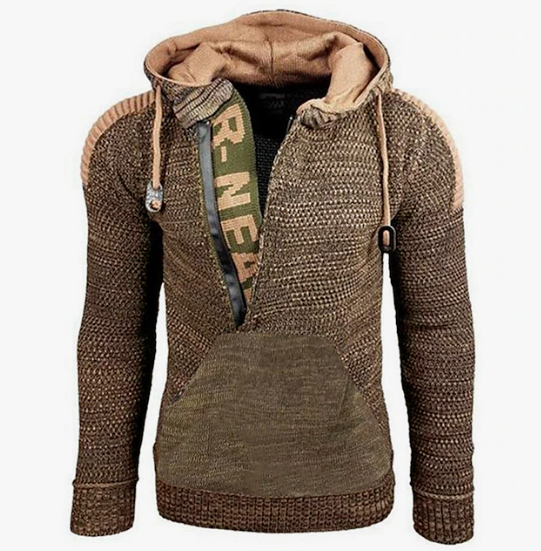 Variant image for Herrenpullover Vintage Warmes Design aus Hochwertiger Baumwolle-9