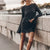 Damen Mini Kleid Glitzer Effekt für Abendveranstaltungen 3
