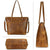Vintage Leder Tote Bag