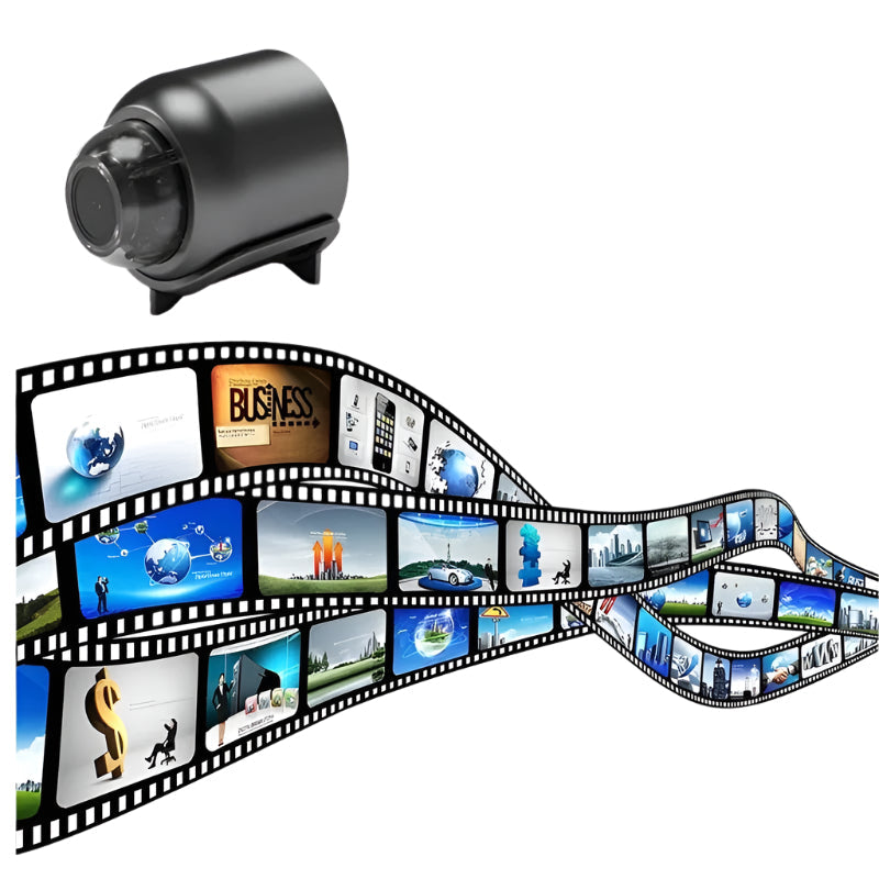 Mini HD Überwachungskamera WLAN 1080p mit Live Übertragung und Nachtsicht für Innen und Außen-4