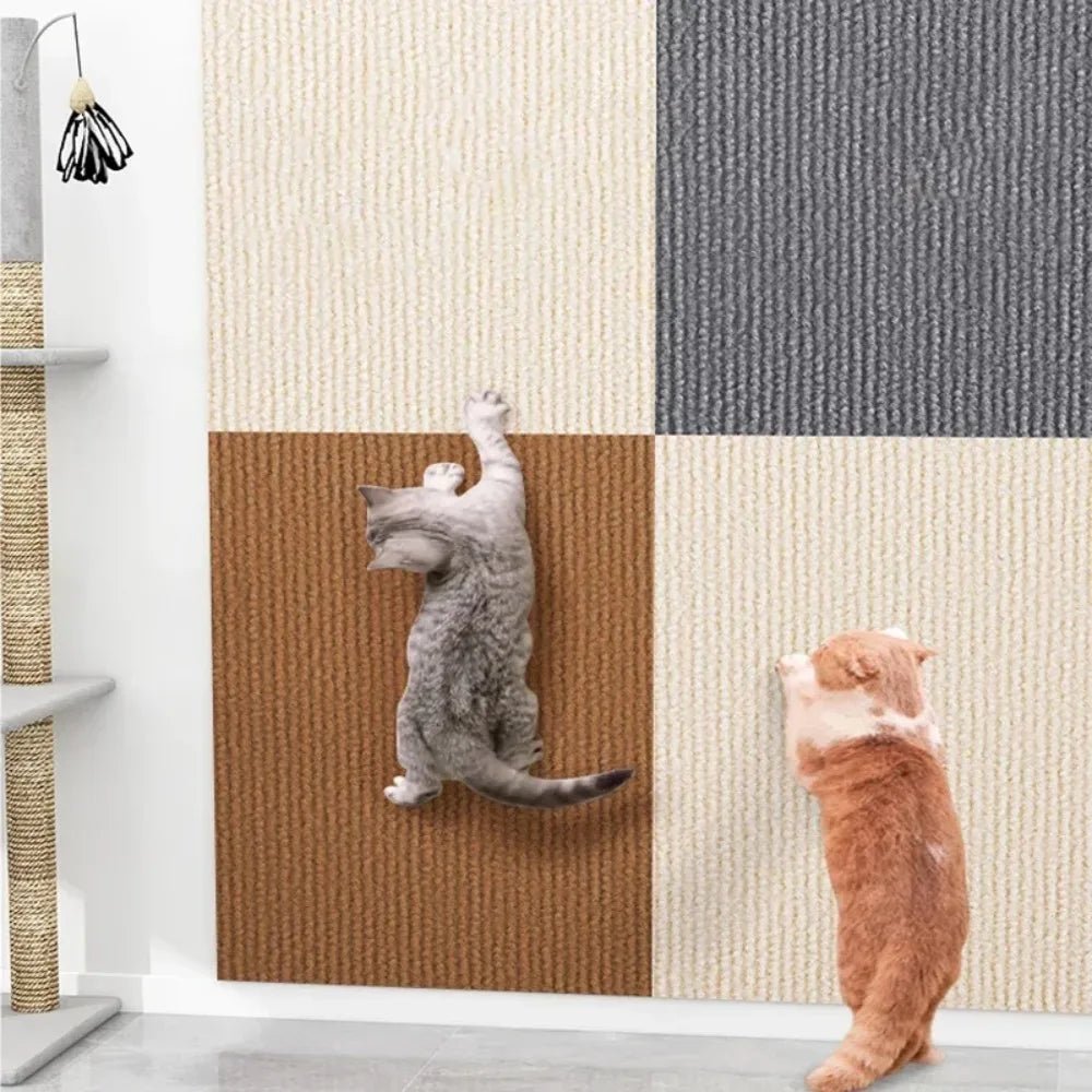 Selbstklebende Kratzschutzplatte für Katzen - Transparente Möbel- und Wandabdeckung 2