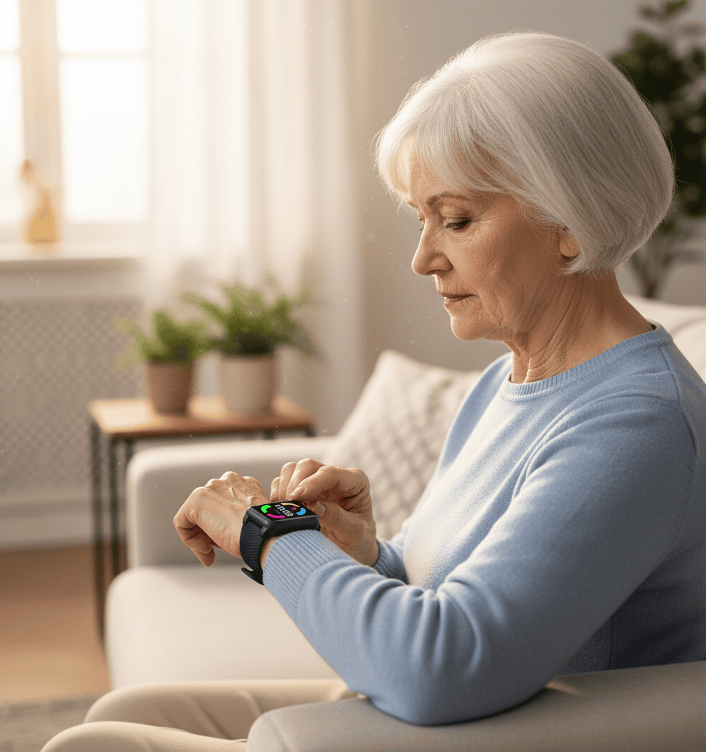 Senioren Smartwatch Mit Sturzerkennung Und SOS-Funktion 1