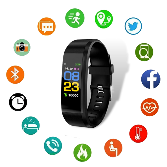 Senioren Smartwatch mit Gesundheitsmonitor und Schrittzähler 7