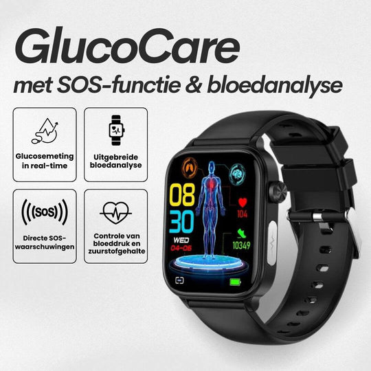 Senioren Smartwatch mit Gesundheitsüberwachung und GPS Tracking, Smart Watch mit Notruf für Senioren 1