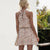 Damen Halfter Mini Kleid Modern Hochwertiger Stoff Elegante Sommermode 4