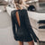 Damen Mini Kleid Glitzer Effekt für Abendveranstaltungen 4
