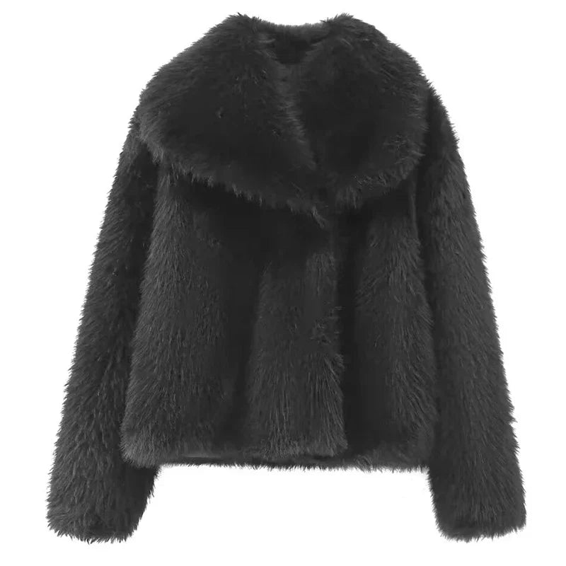 Variant image for Damenjacke Winter Plüsch Warm Polyester für Kalte Tage-9
