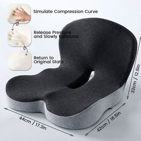 Sitzkissen Stuhl Ergonomisch Für Optimalen Komfort Im Büro Und Auto 6