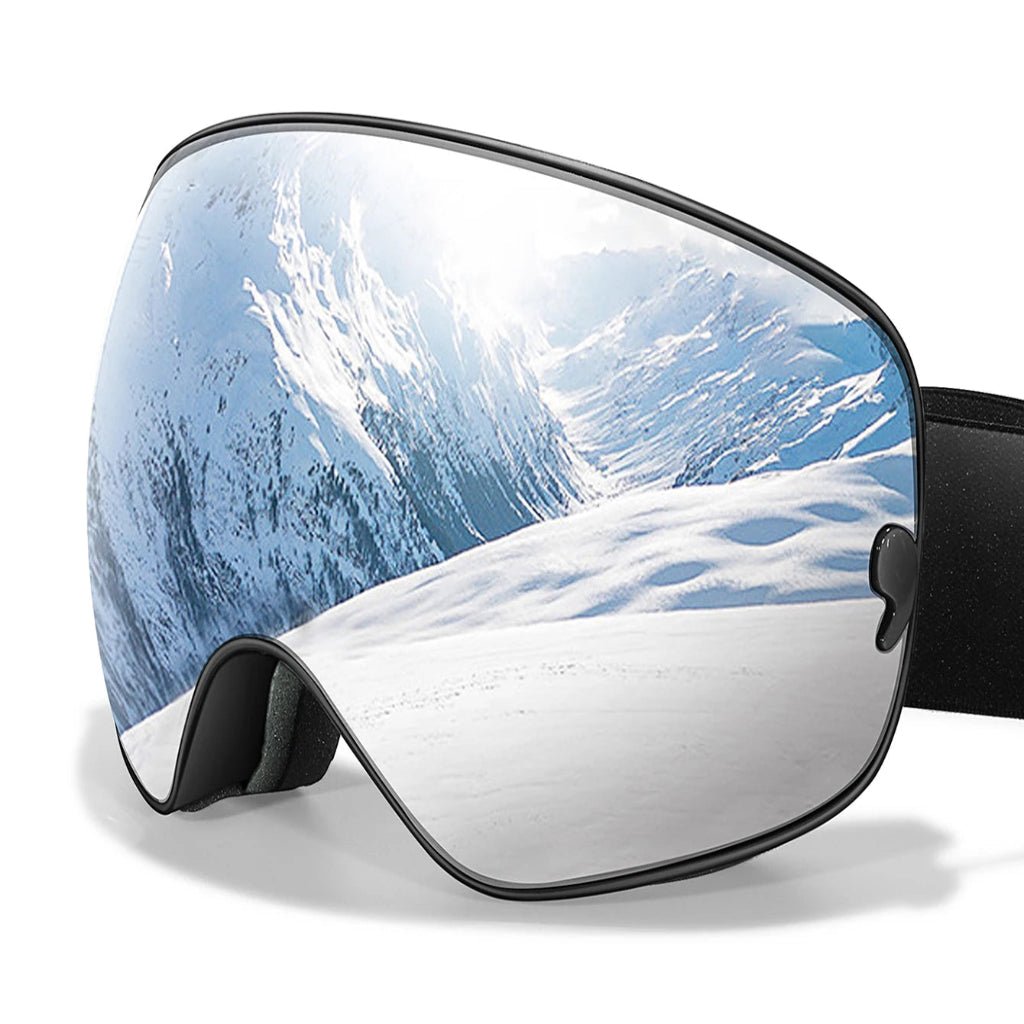 Skibrille Herren und Damen mit Antibeschlag und UV400 Schutz für Ski und Snowboard 10
