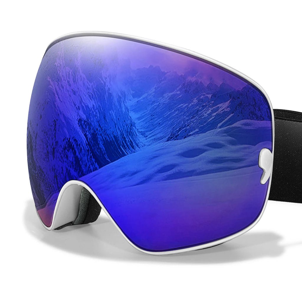 Skibrille Herren und Damen mit Antibeschlag und UV400 Schutz für Ski und Snowboard 11