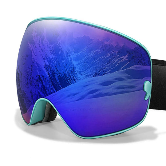 Skibrille Herren und Damen mit Antibeschlag und UV400 Schutz für Ski und Snowboard 12