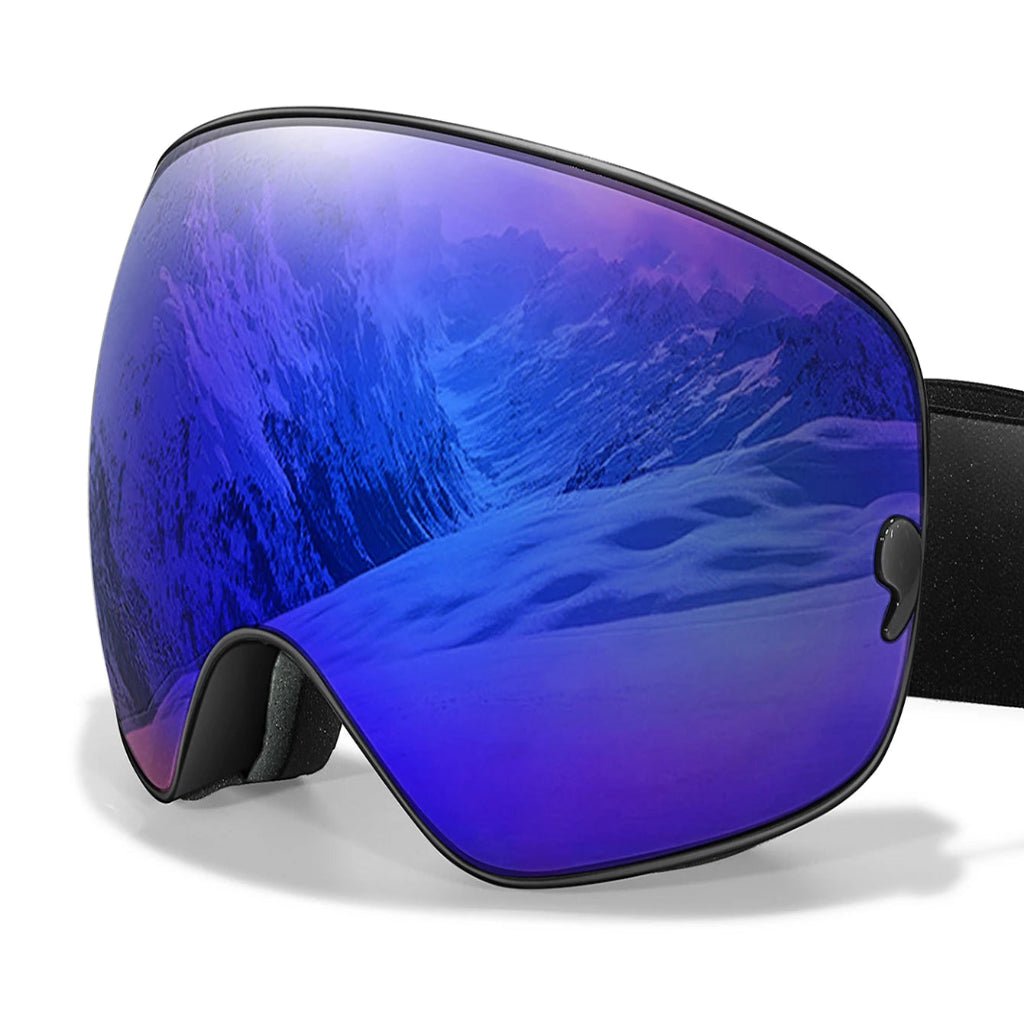Skibrille Herren und Damen mit Antibeschlag und UV400 Schutz für Ski und Snowboard 13