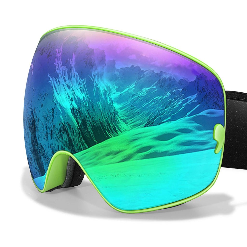 Skibrille Herren und Damen mit Antibeschlag und UV400 Schutz für Ski und Snowboard 6