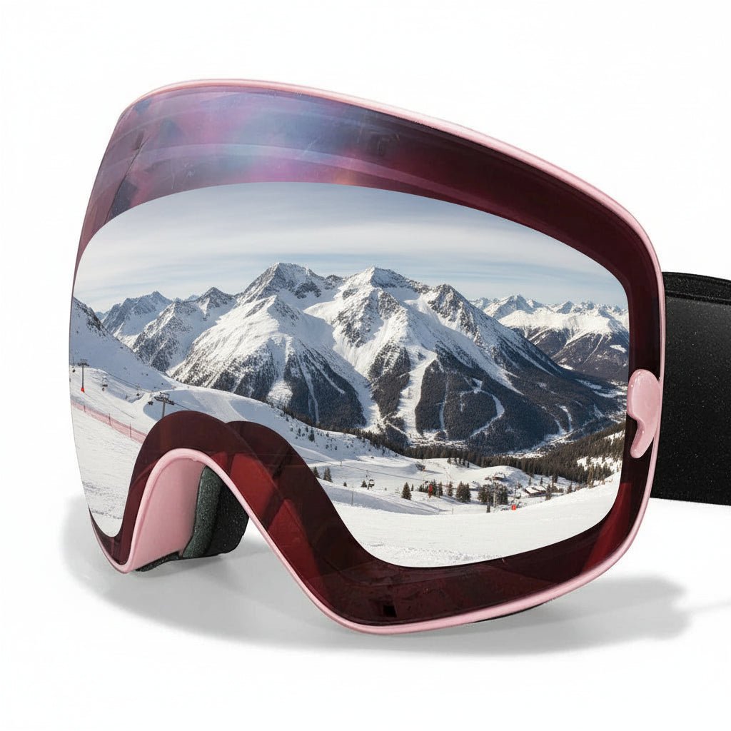 Skibrille Herren und Damen mit Antibeschlag und UV400 Schutz für Ski und Snowboard 7