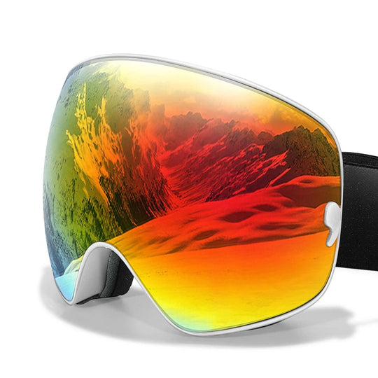 Skibrille Herren und Damen mit Antibeschlag und UV400 Schutz für Ski und Snowboard 9