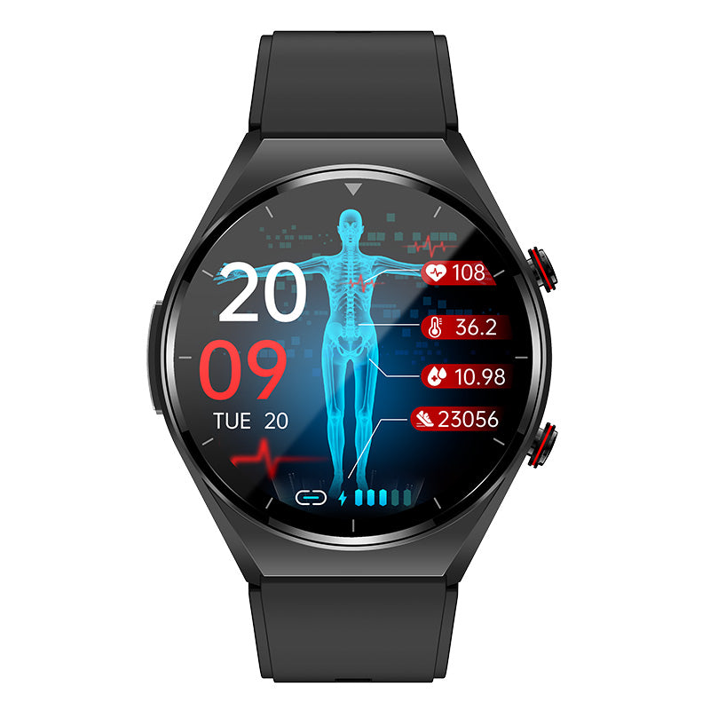 Smartwatch für Gesundheitsüberwachung mit EKG und Blutzuckermessung 1