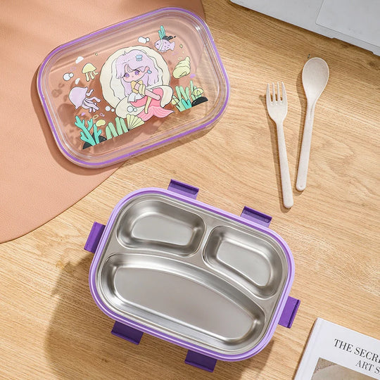 Snackaufbewahrungsbehälter mit mehreren Fächern für Kinder und Erwachsene 2