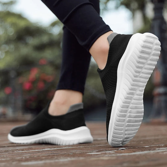 Sneaker Damen Klassisch Aus Canvas Bequeme Passform Flache Sohle 3