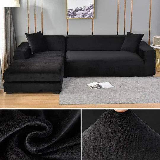 Sofa Bezug Waschbar Stretch Velours Für Stilvolle Akzente 7