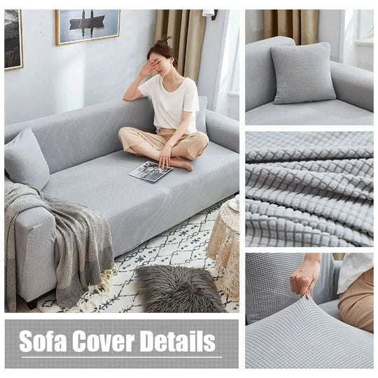 Sofabezug Wasserdicht Rutschfest für Haustierbesitzer mit Jacquard-Design 5