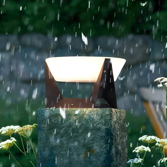 Solar Gartenlampe im Japanischen Stil für Außenbereich - Stilvolle Gartenleuchte mit Wasserdichtigkeit IP65 5