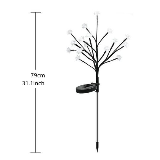 Solar Gartenleuchte Sakura Baum für Außenbereiche – Wetterfest und Automatisches Aufleuchten 3