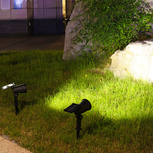 Solar Gartenstrahler mit 9 LED-Farben 0