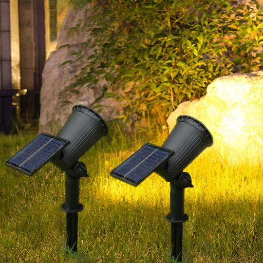 Solar Gartenstrahler mit 9 LED-Farben 1