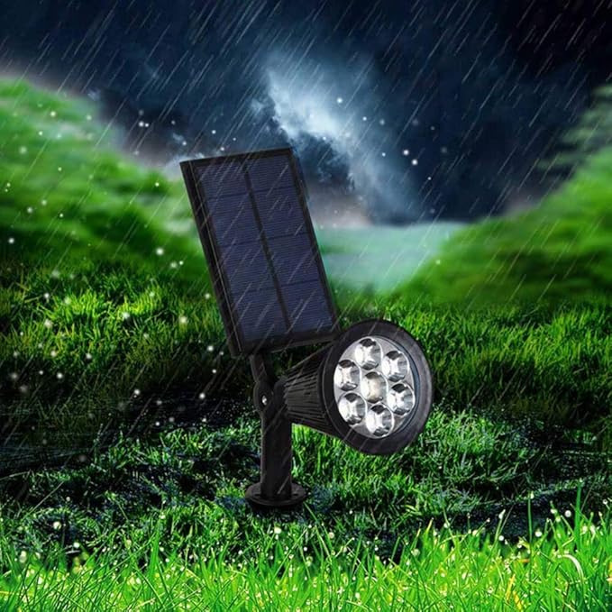Solar Gartenstrahler mit 9 LED-Farben 5