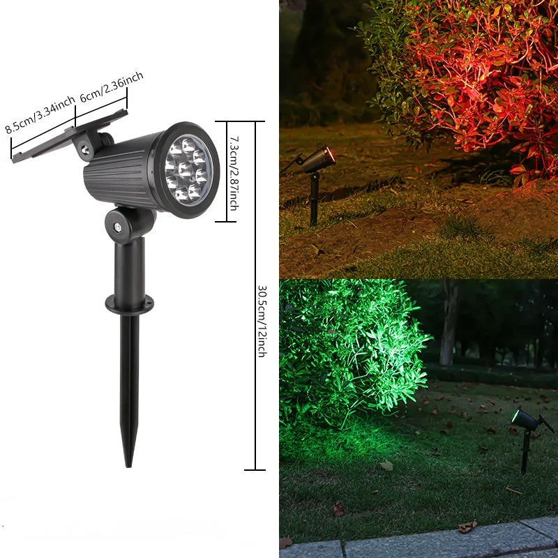Solar Gartenstrahler mit 9 LED-Farben 6