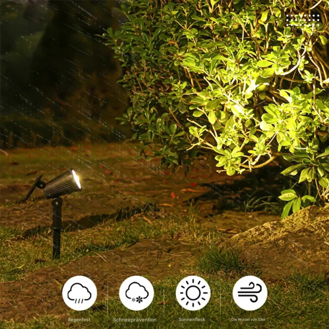 Solar Gartenstrahler mit 9 LED-Farben 7