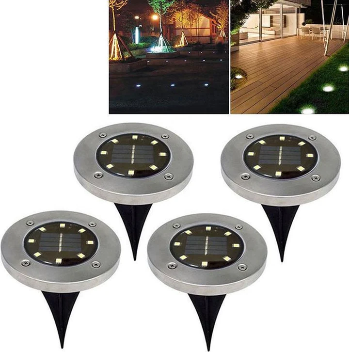 Solarleuchten Garten LED Drahtlampe mit Dämmerungssensor für Außenbereich 5
