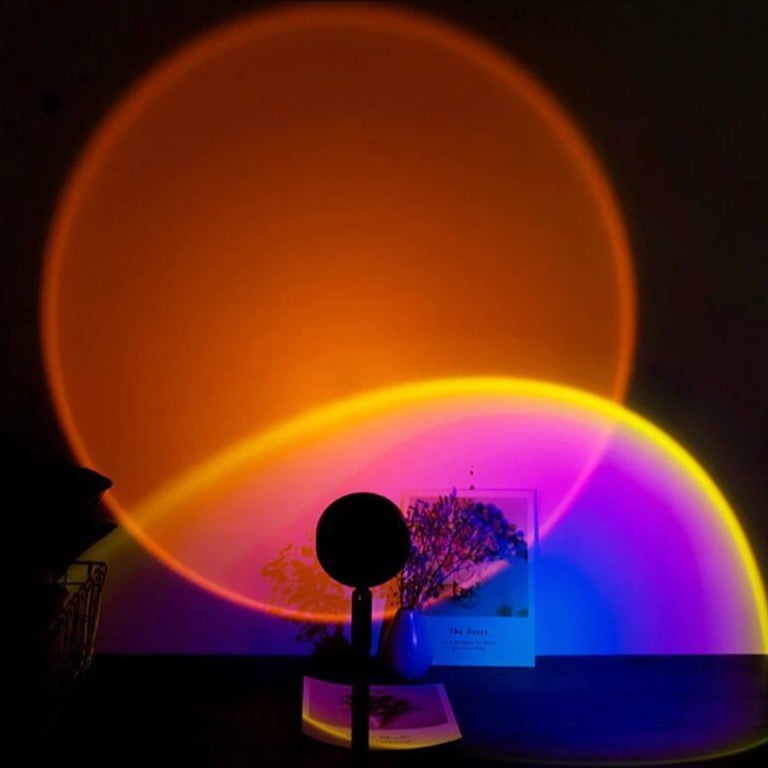 Sonnenuntergang Lampe LED mit Fernbedienung und drehbarem Kopf 0