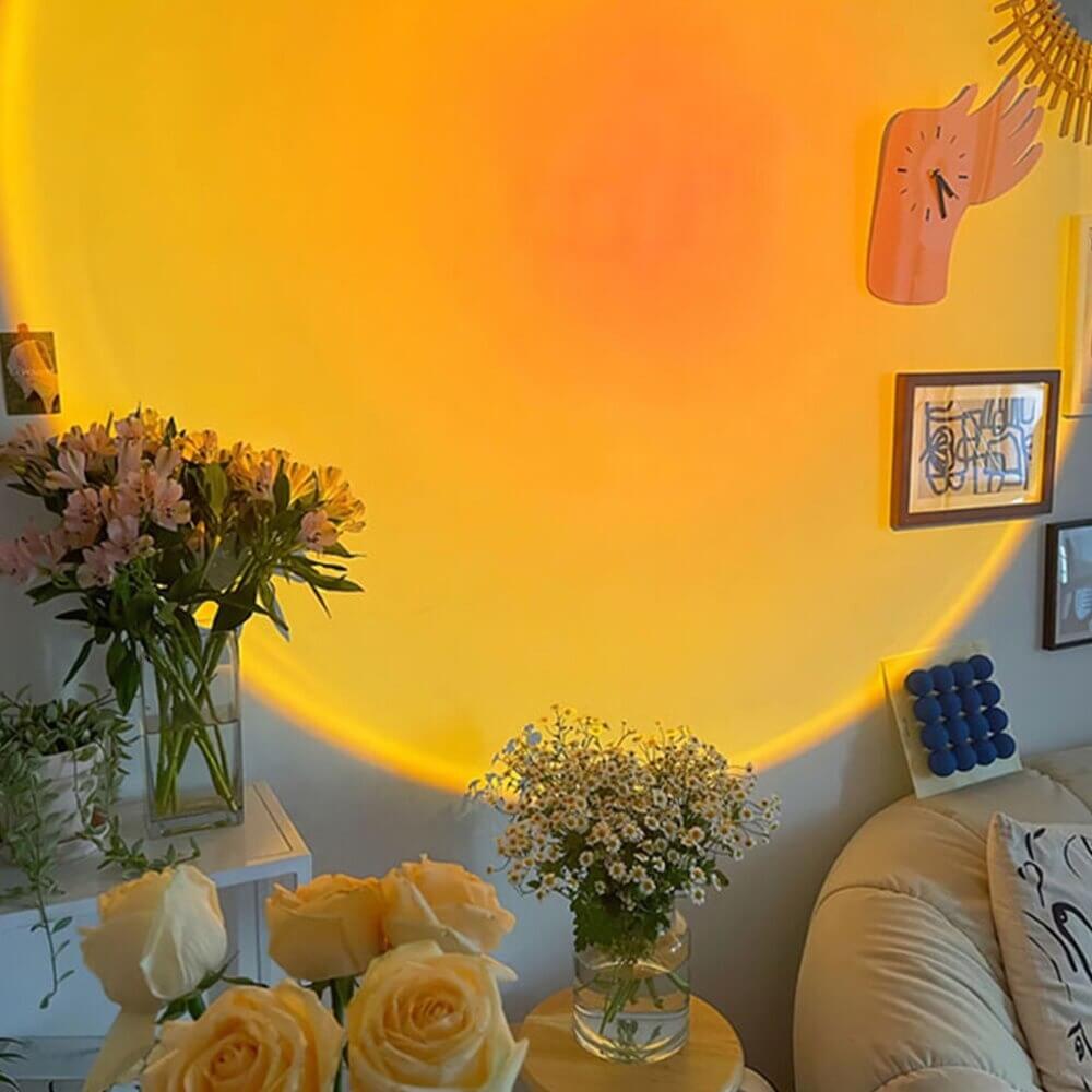 Sonnenuntergang Lampe LED mit Fernbedienung und drehbarem Kopf 2