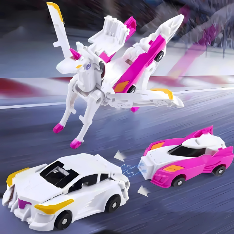 Spielzeugauto 2-in-1 Magnetroboter für Kinder, Interaktives Spielzeug für Kreativität und Spaß 1