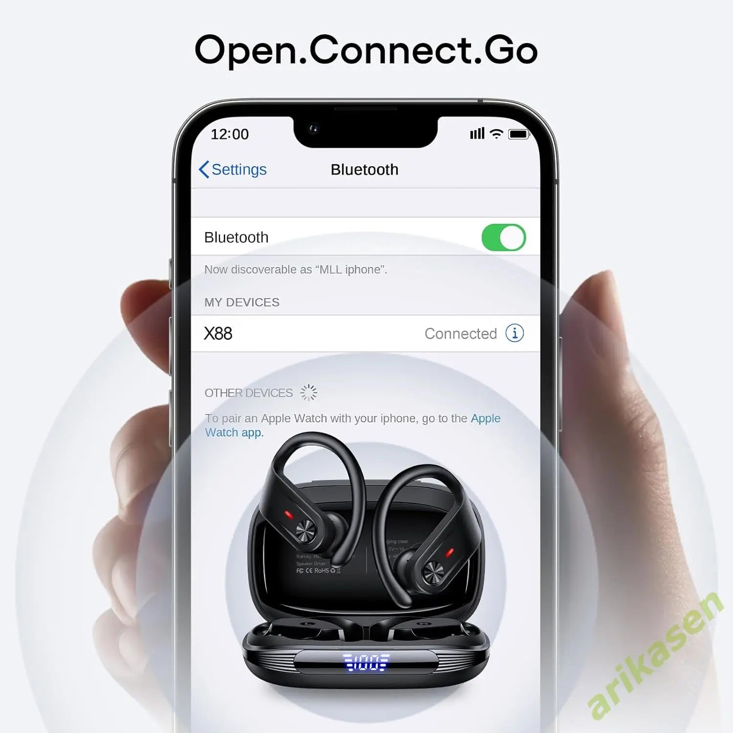Sport Kopfhörer Bluetooth In Ear mit IPX7 Wasserschutz und 80 Stunden Spielzeit 3