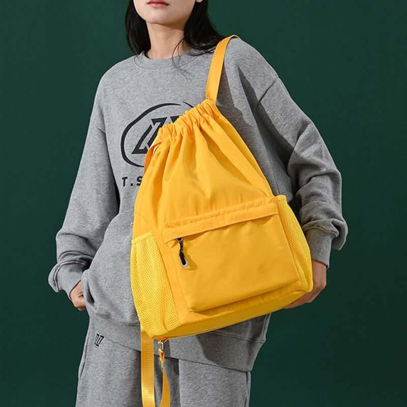 Sportlicher Rucksack mit Kordelzug und Schuhfach 8