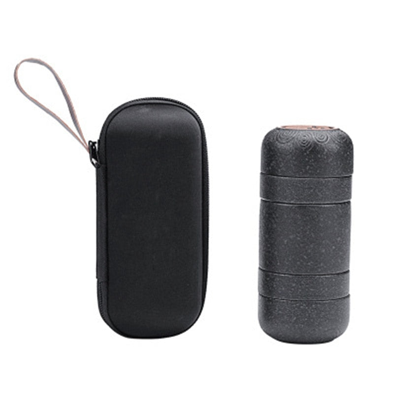 Stapelbares Tee Set für Teeliebhaber – Praktisches Tee Geschenkset für Reisen und Unterwegs 4